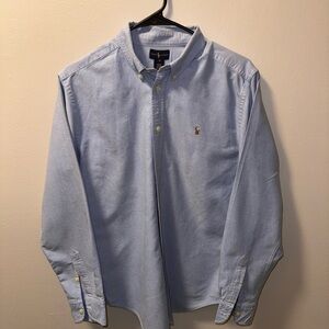 Polo by Ralph Lauren Men's Sky Blue Button Down Shirt